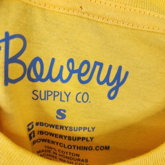 Bowery Supply Kanagawa Japan Skeleton Surfer DIY Cropped Short Sleeve Tee Small - Picture 4 of 4